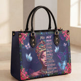 "Imani" Blue Orchid Leather Handbag - BRAVE ONES DEAL