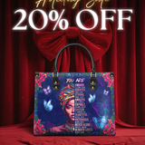 "Imani" Blue Orchid Leather Handbag Deal