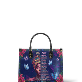 "Imani" Blue Orchid Leather Handbag Deal