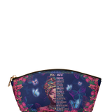 "Imani" Blue Orchid Eclipse Makeup Bag - BRAVE ONES DEAL
