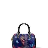 "Imani" Blue Orchid Mini Satchel