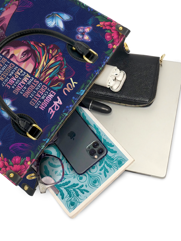 "Imani" Blue Orchid Leather Handbag Matching Set - DD DEAL