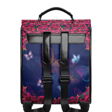 "Imani" Blue Orchid Leather Backpack - BRAVE ONES DEAL