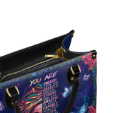 "Imani" Blue Orchid Leather Handbag Deal