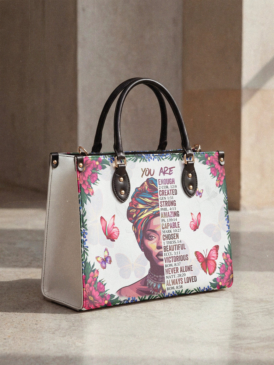 "Imani" Dove White Leather Handbag A250 Deal