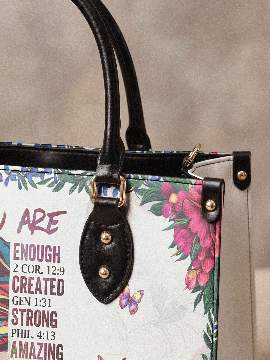 "Imani" Dove White Leather Handbag A250 Deal