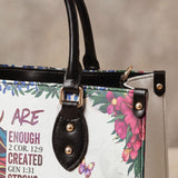 "Imani" Dove White Leather Handbag - BRAVE ONES DEAL