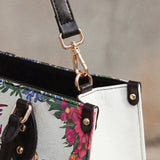 "Imani" Dove White Leather Handbag - BRAVE ONES DEAL