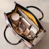 "Imani" Dove White Leather Handbag A250 Deal