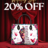 "Imani" Dove White Leather Handbag Deal
