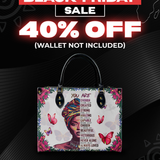 "Imani" Dove White Leather Handbag Deal