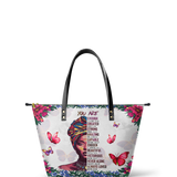 "Imani" Dove White Leather Tote Bag - BRAVE ONES DEAL