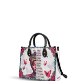 "Imani" Dove White Leather Handbag Deal