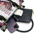 "Imani" Dove White Small Leather Handbag Deal