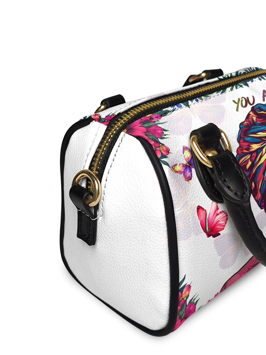 "Imani" Dove White Mini Satchel