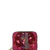 "Imani" Pomegranate Red Mini Wallet