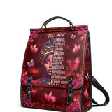 "Imani" Pomegranate Red Leather Backpack - BRAVE ONES DEAL