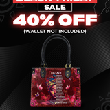 "Imani" Pomegranate Red Small Leather Handbag Deal