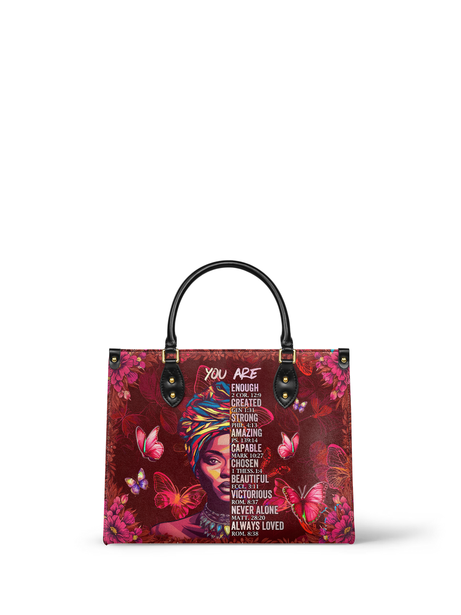 "Imani" Pomegranate Red Leather Handbag A250 Deal