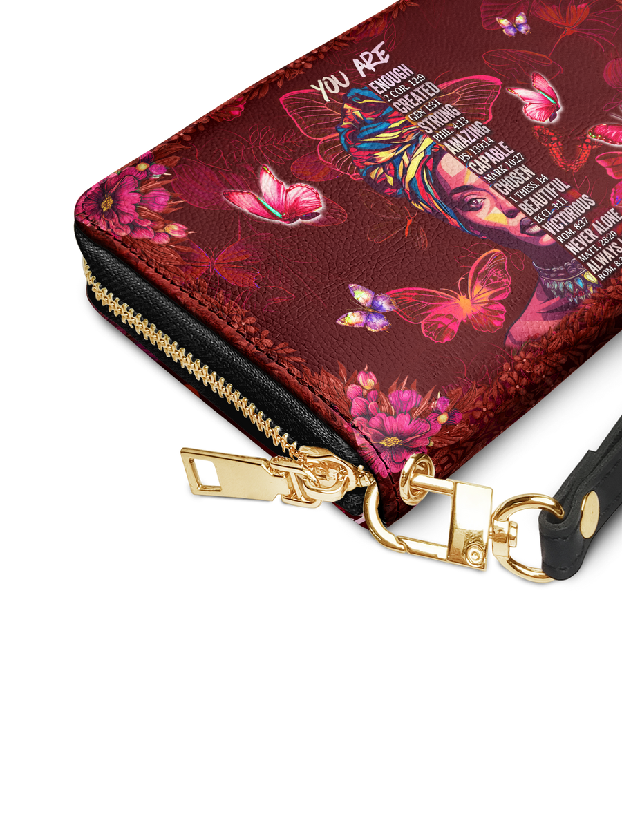 "Imani" Pomegranate Red Wallet