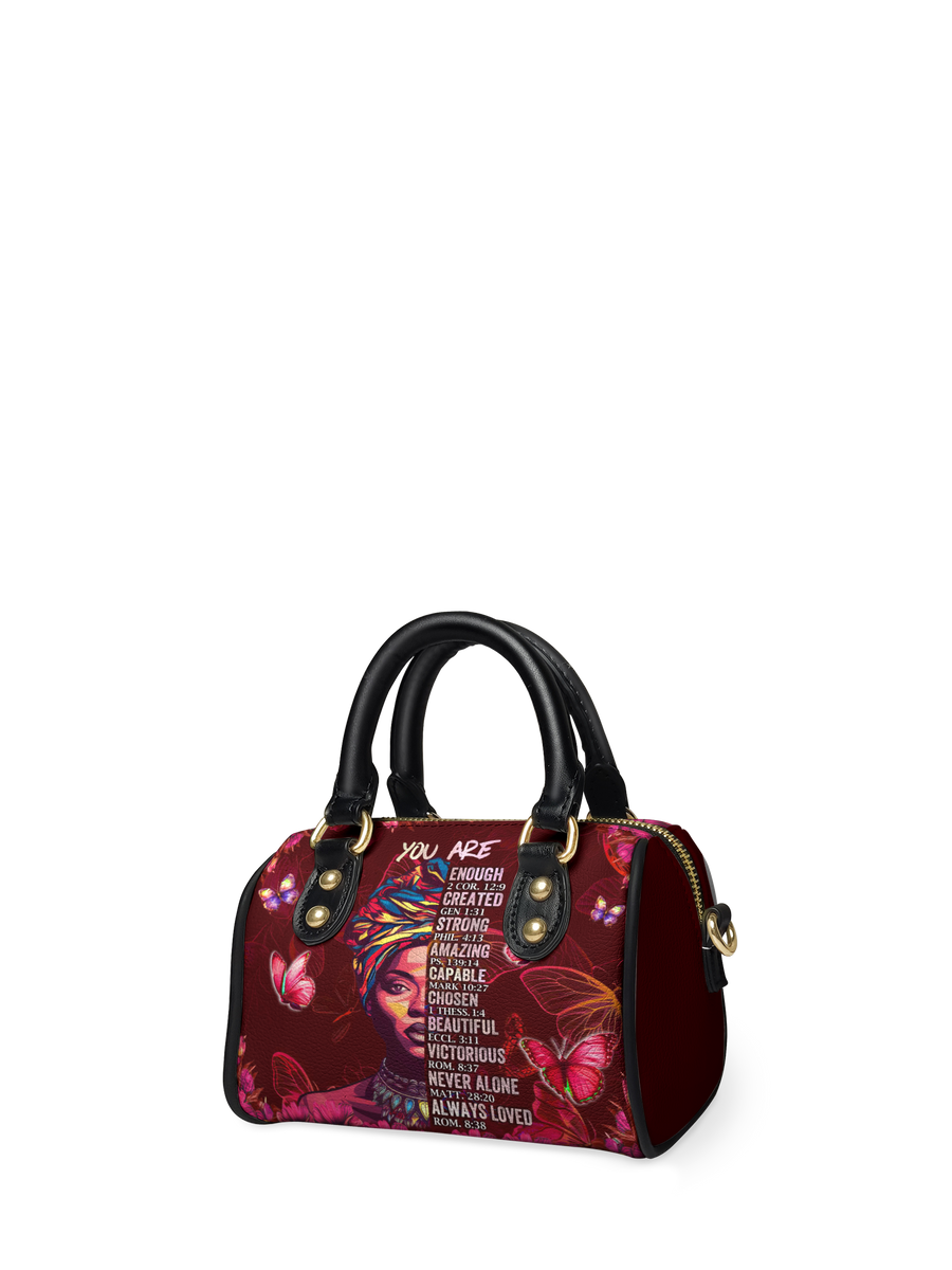"Imani" Pomegranate Red Mini Satchel