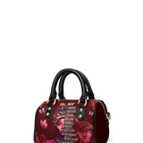 "Imani" Pomegranate Red Mini Satchel - BRAVE ONES DEAL