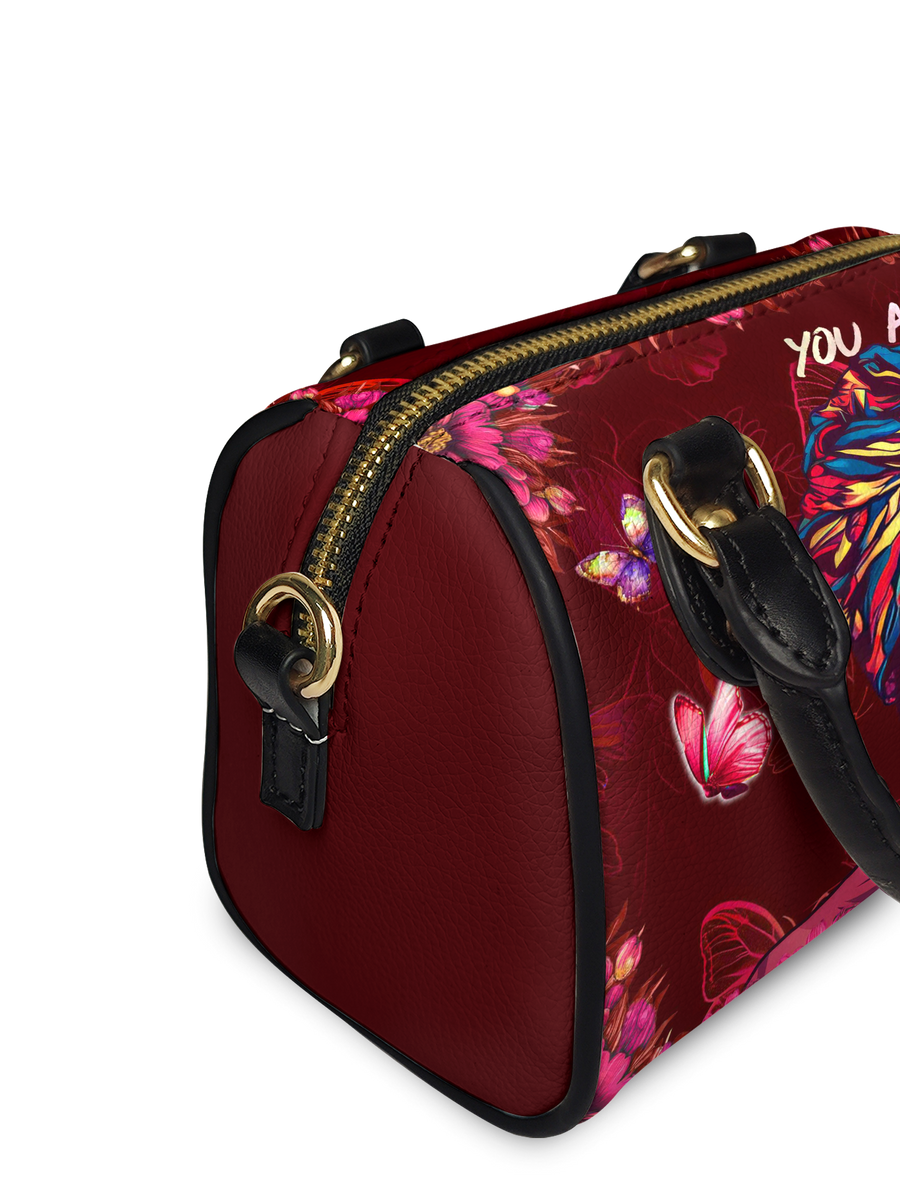 "Imani" Pomegranate Red Mini Satchel FALL CLEARANCE DEAL