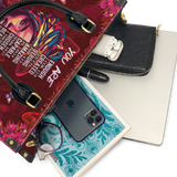 "Imani" Pomegranate Red Leather Handbag Deal