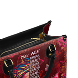 "Imani" Pomegranate Red Leather Handbag Deal