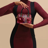 "Imani" Pomegranate Red Mini Satchel Deal