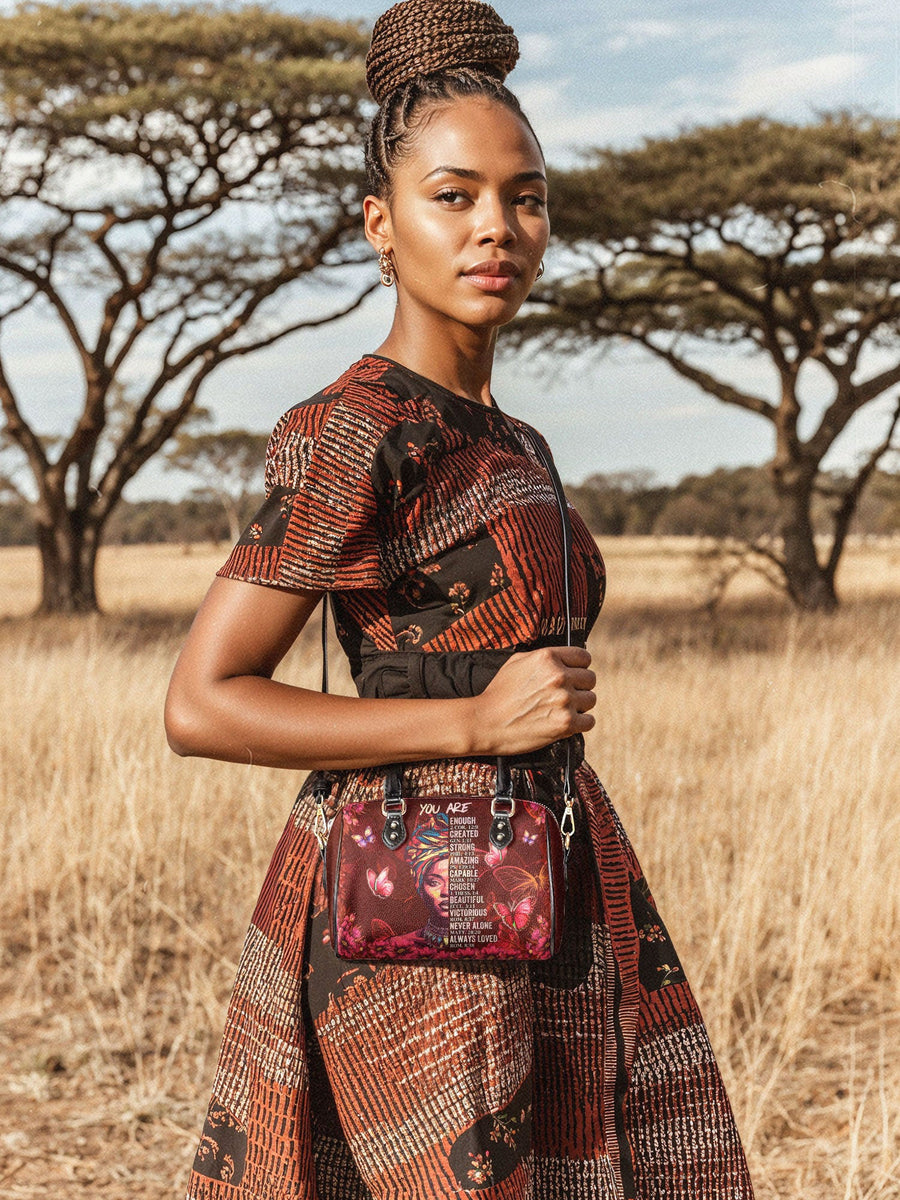 "Imani" Pomegranate Red Mini Satchel FALL CLEARANCE DEAL