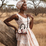 "Imani" Dove White Mini Satchel Deal
