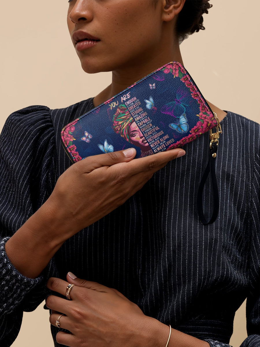 "Imani" Blue Orchid Wallet FALL CLEARANCE DEAL