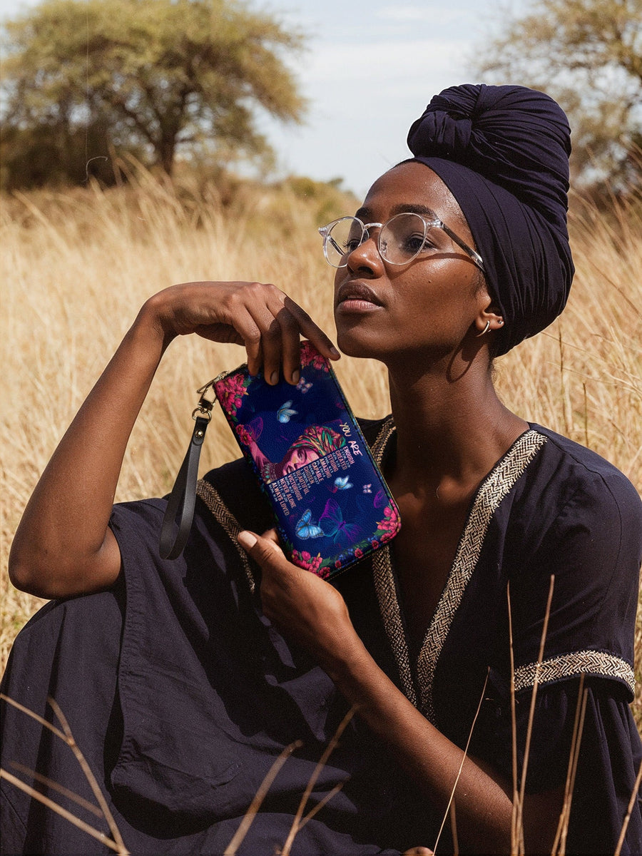 "Imani" Blue Orchid Wallet FALL CLEARANCE DEAL