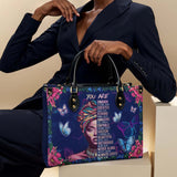 "Imani" Blue Orchid Leather Handbag Deal