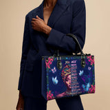 "Imani" Blue Orchid Leather Handbag Deal