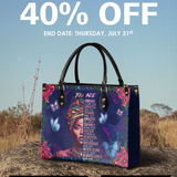 "Imani" Blue Orchid Leather Handbag Deal