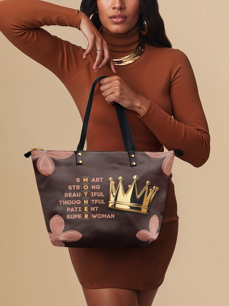 "Imarimom" Leather Tote Bag
