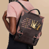 "Imarimom" Leather Backpack