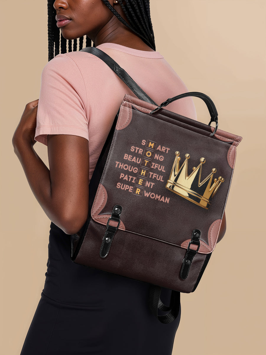 "Imarimom" Leather Backpack