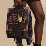 "Imarimom" Leather Backpack