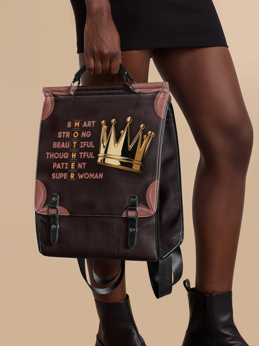"Imarimom" Leather Backpack