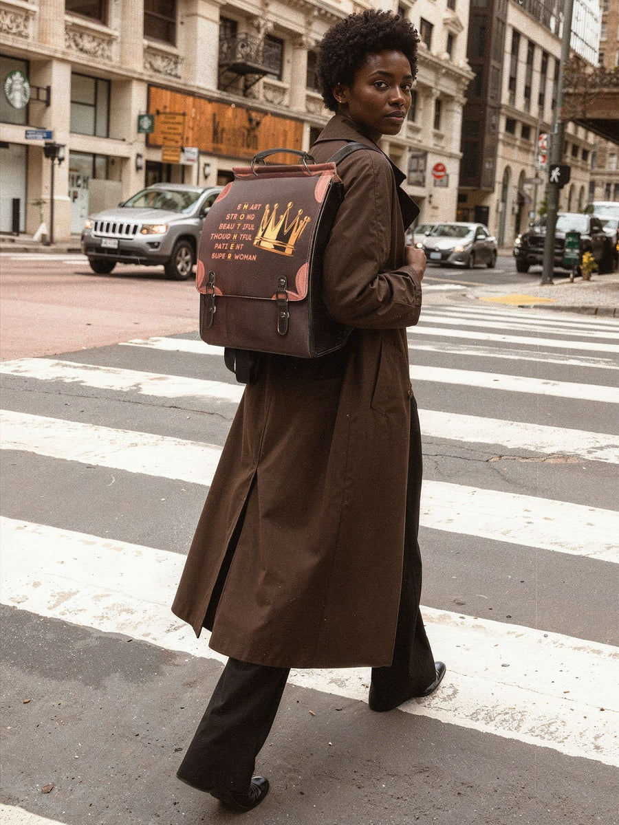 "Imarimom" Leather Backpack