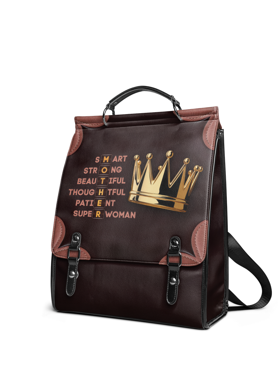 "Imarimom" Leather Backpack