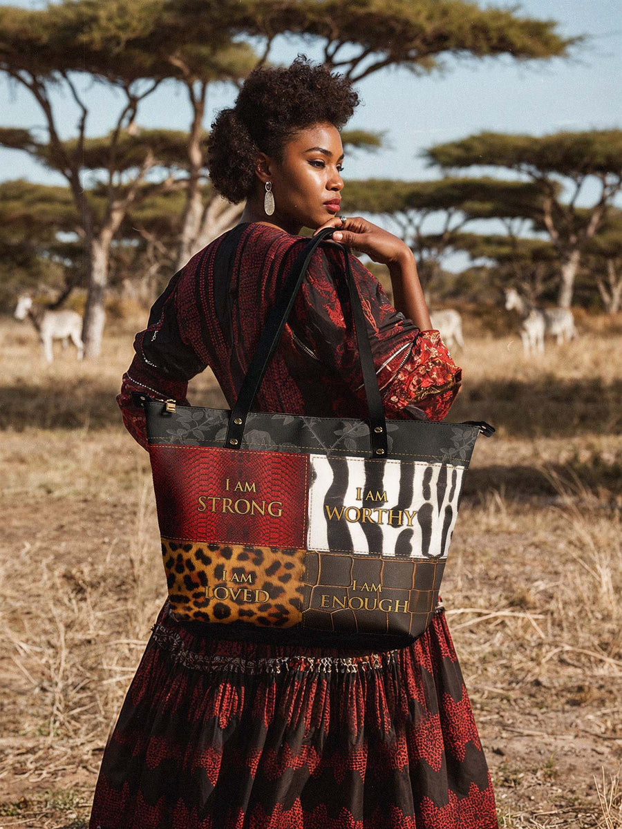 "Kadia" Leather Tote Bag
