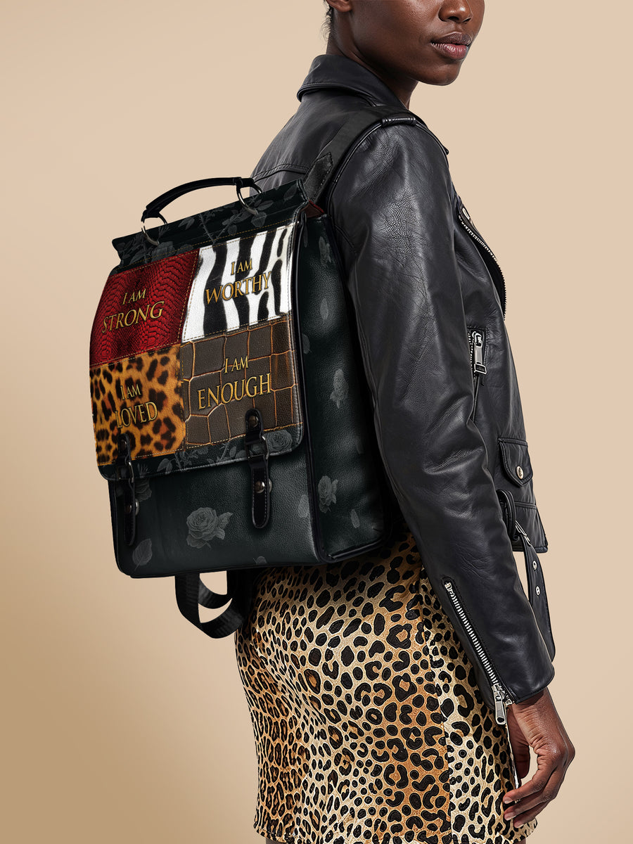 "Kadia" Leather Backpack