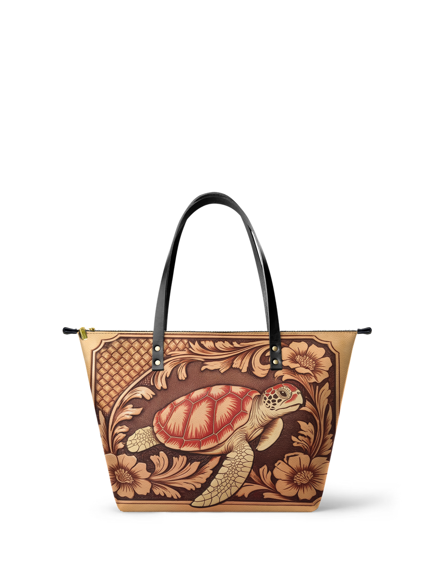 "Ngao" Leather Tote Bag FALL CLEARANCE DEAL