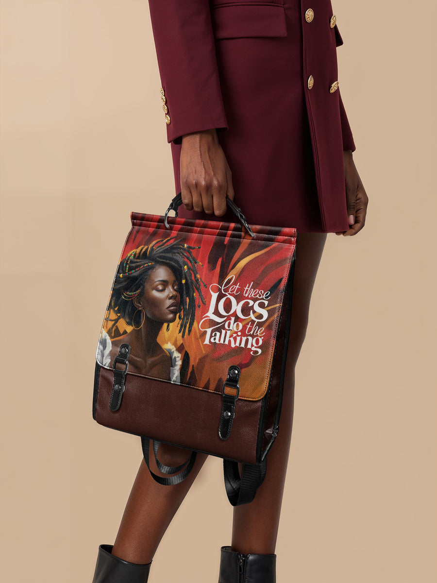 "Locella" Leather Backpack