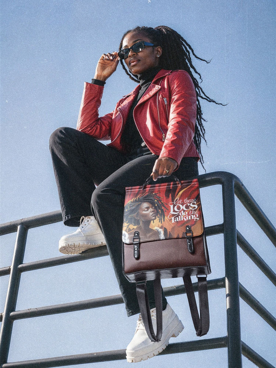 "Locella" Leather Backpack