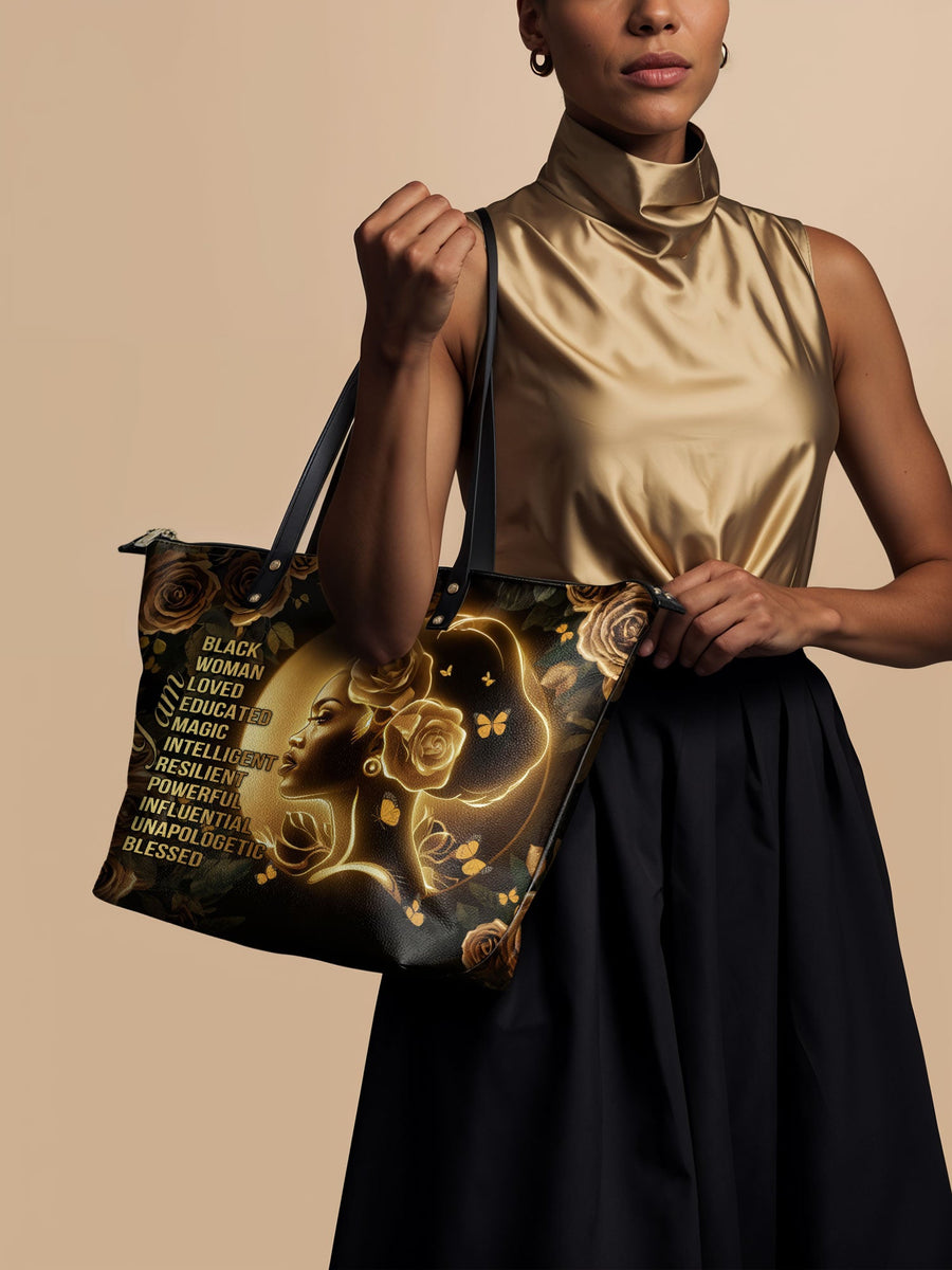 "Lumina" Leather Tote Bag Matching Set - DD DEAL
